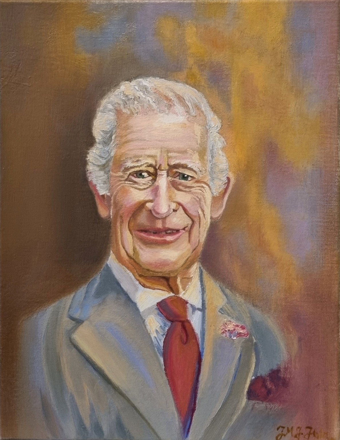 Portrait of King Charles III