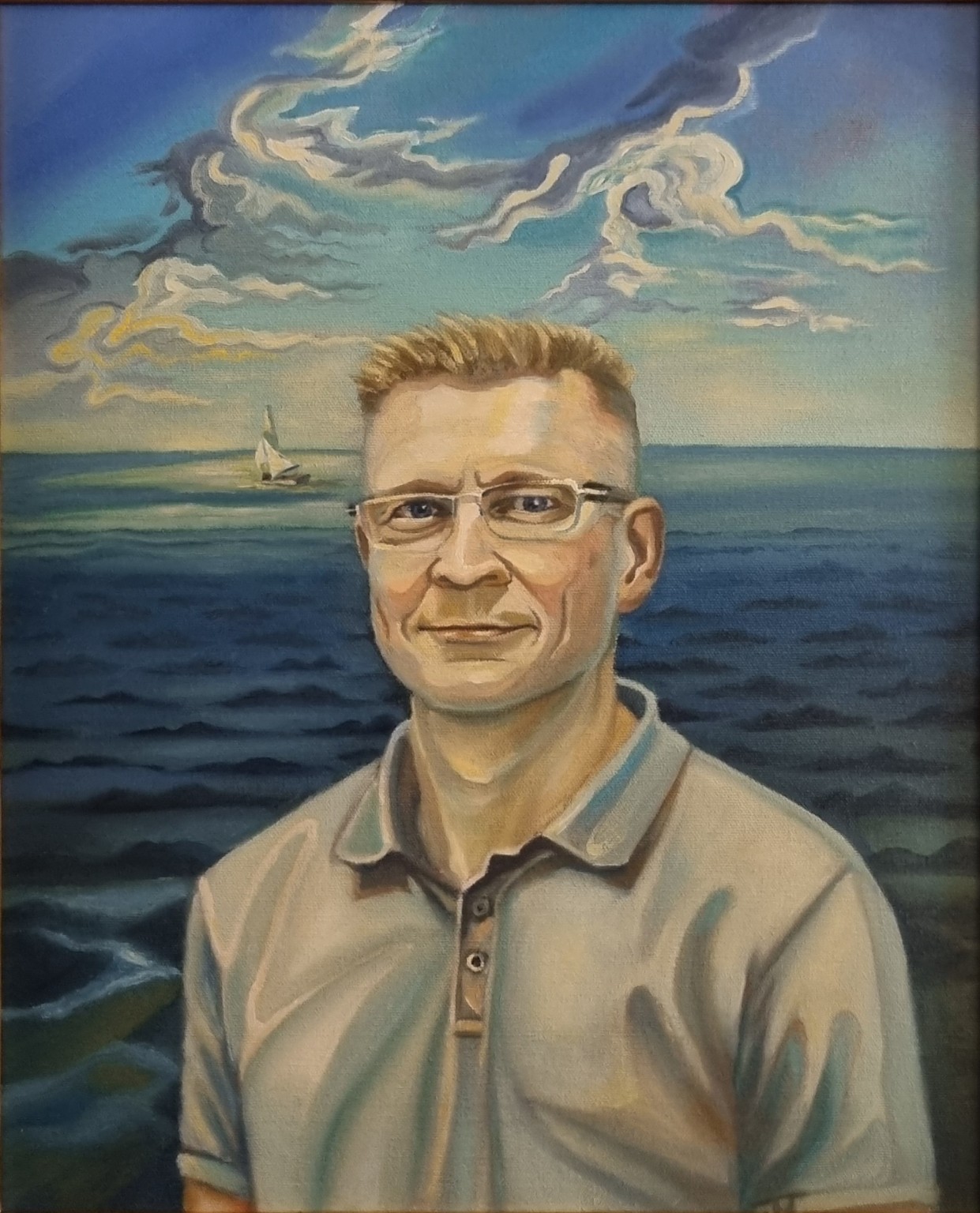 Portrait by the sea
